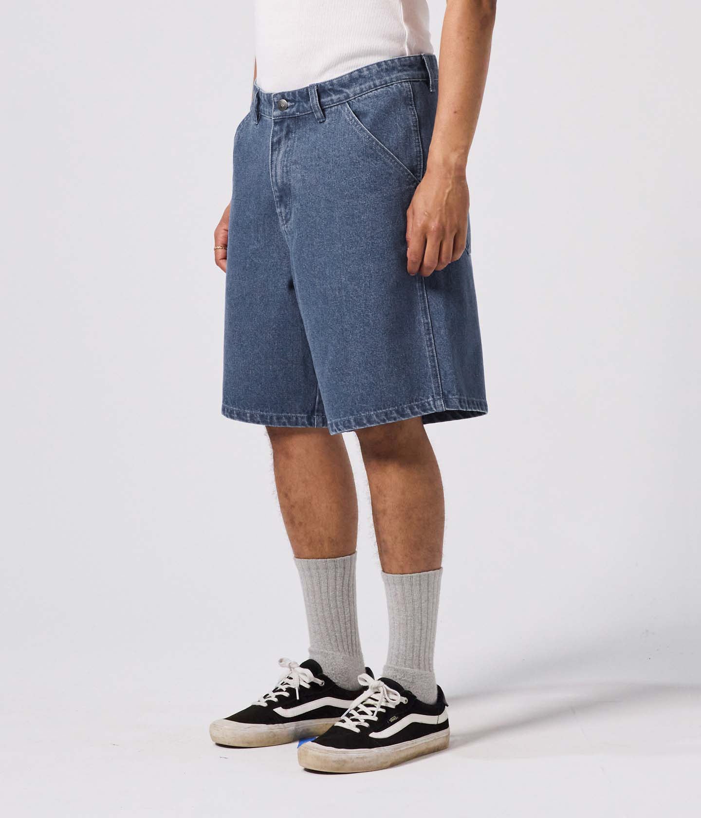 REYNOLDS 21' DENIM WALKSHORT // WORN BLUE – FORMER MERCHANDISE