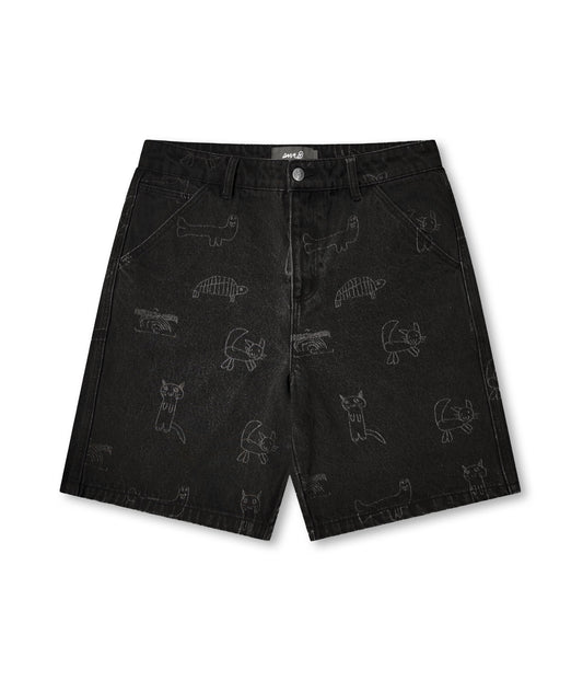 REYNOLDS DENIM 21' WALKSHORT // WASHED BLACK YARDAGE