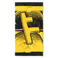 SLANT F TOWEL // BLACK