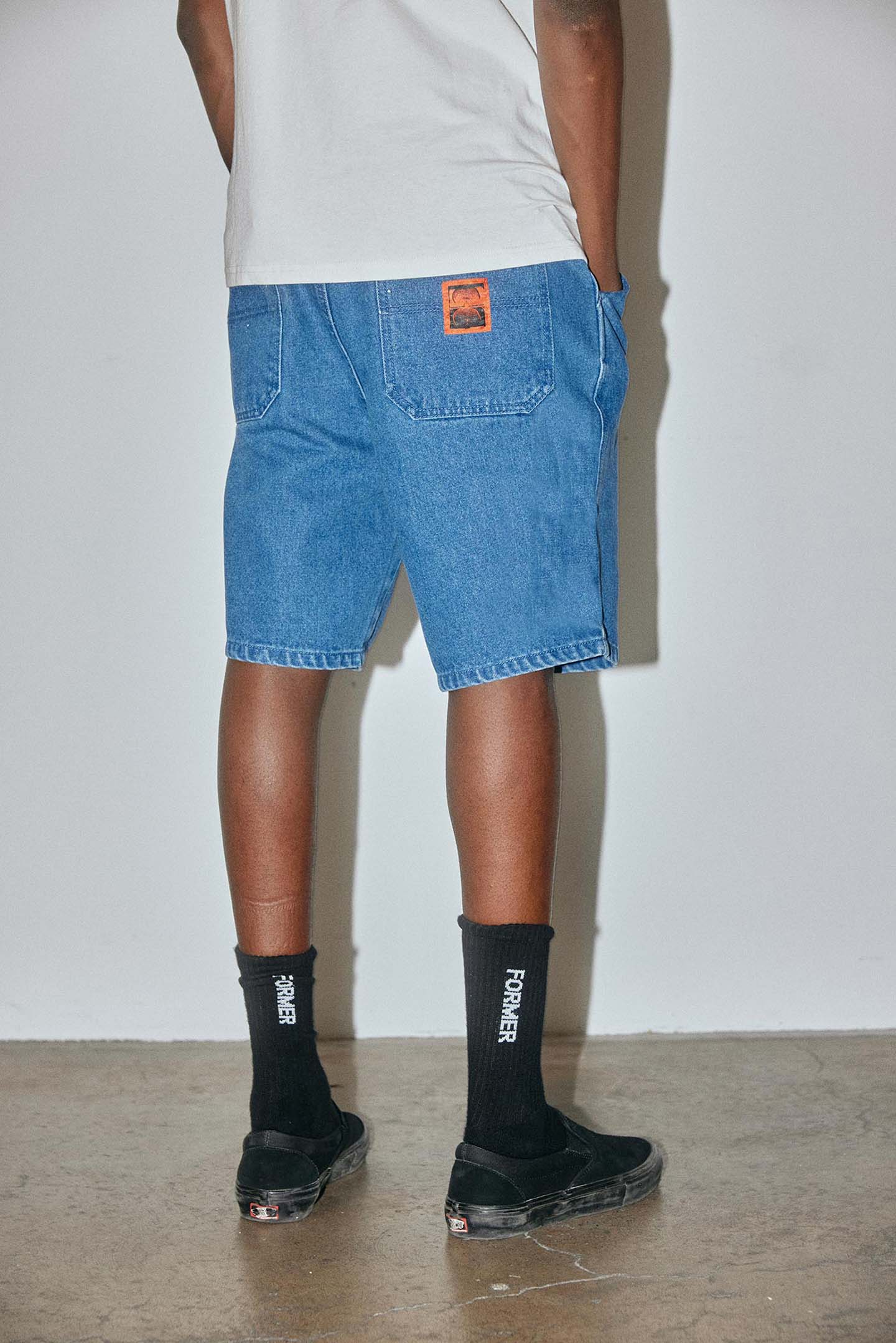 DISTEND VT 20.5' WALKSHORT // WORN DENIM – FORMER MERCHANDISE