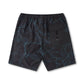 GLOBAL MIND SWANS 18" SWIM TRUNK // BLACK