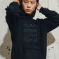 BETRAYER SATIN HOOD // BLACK