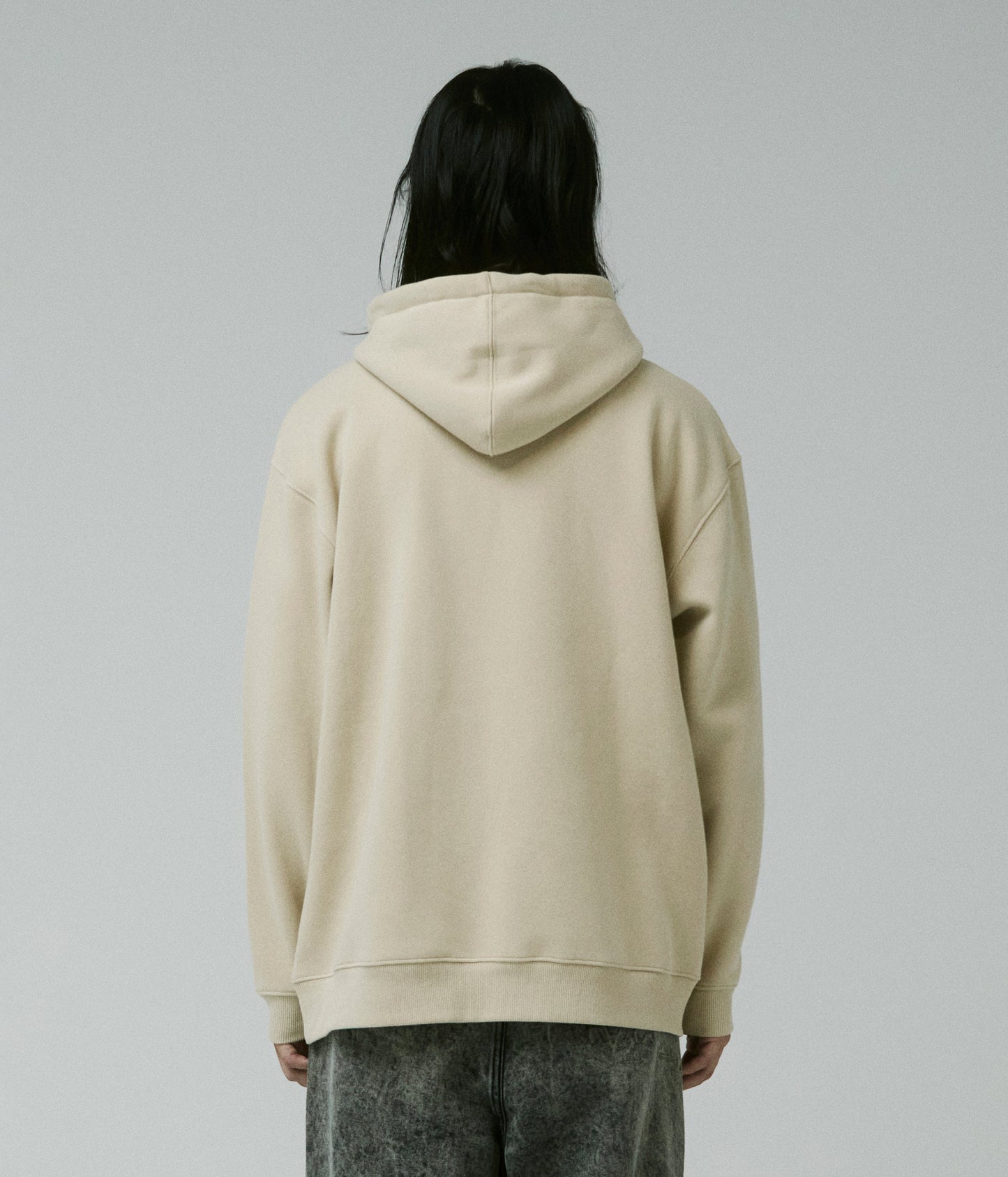 LEGACY EMB HOOD // BONE