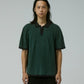 AG OPEN COLLAR POLO // PETROL