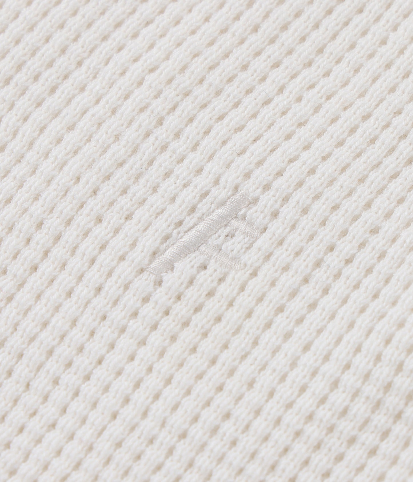MARILYN WAFFLE SS KNIT // BONE