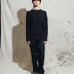 FRANCHISE WAFFLE LS T-SHIRT // BLACK