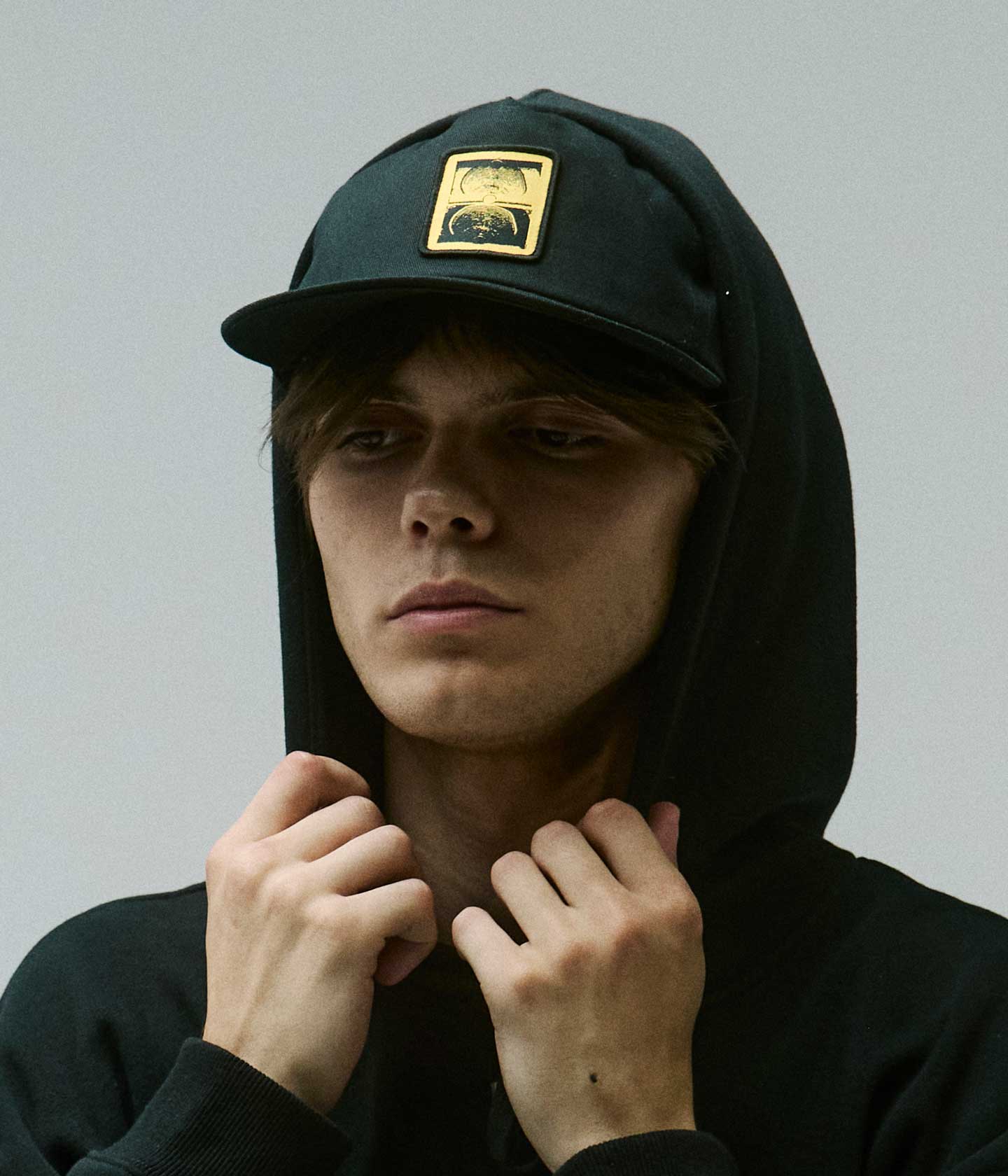 CRUX PATCH CAP // BLACK YELLOW
