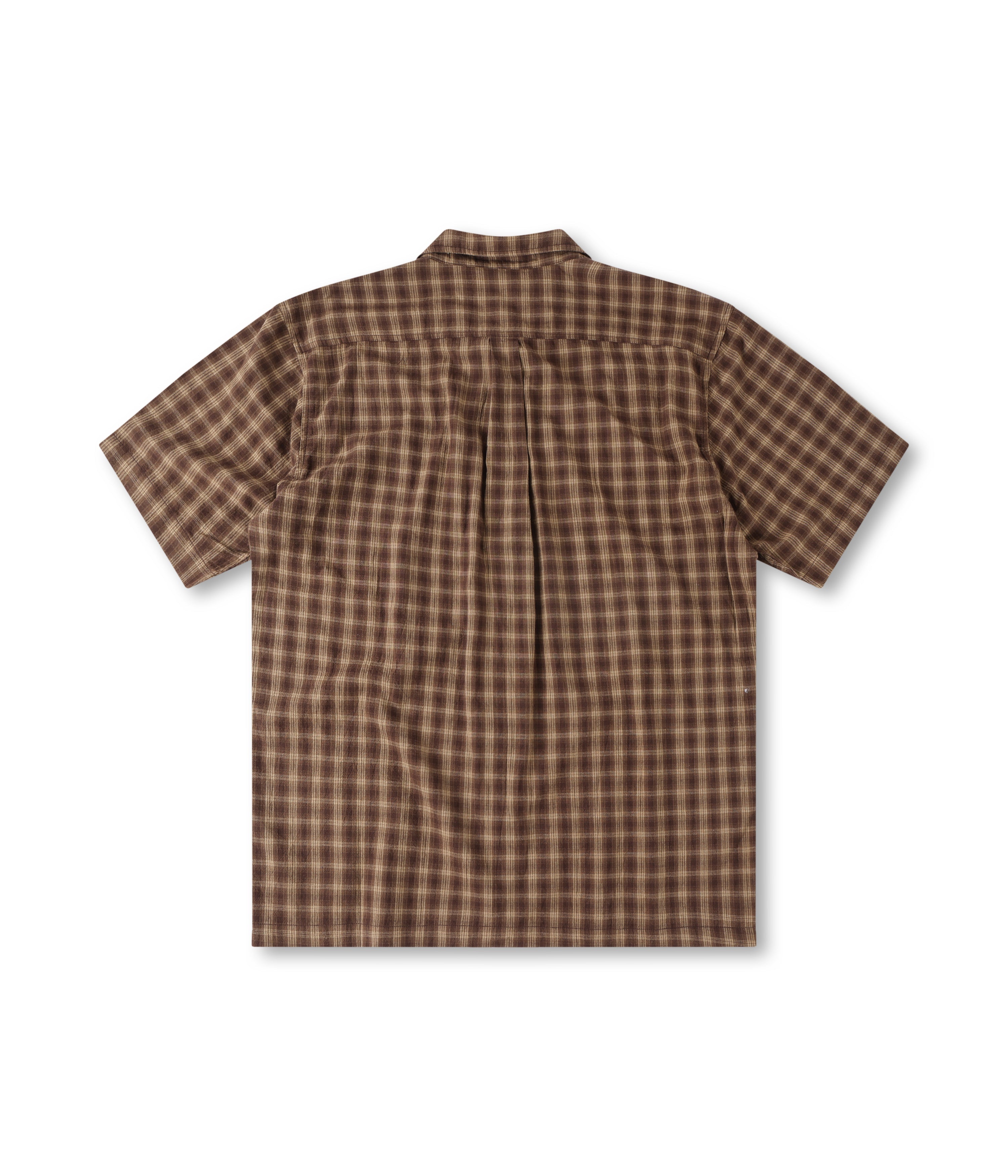 MANNERS CHECK SS SHIRT // BARK – FORMER MERCHANDISE