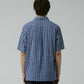 MANNERS CHECK SS SHIRT // VINTAGE NAVY