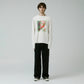 CHAINED LS T-SHIRT // BONE