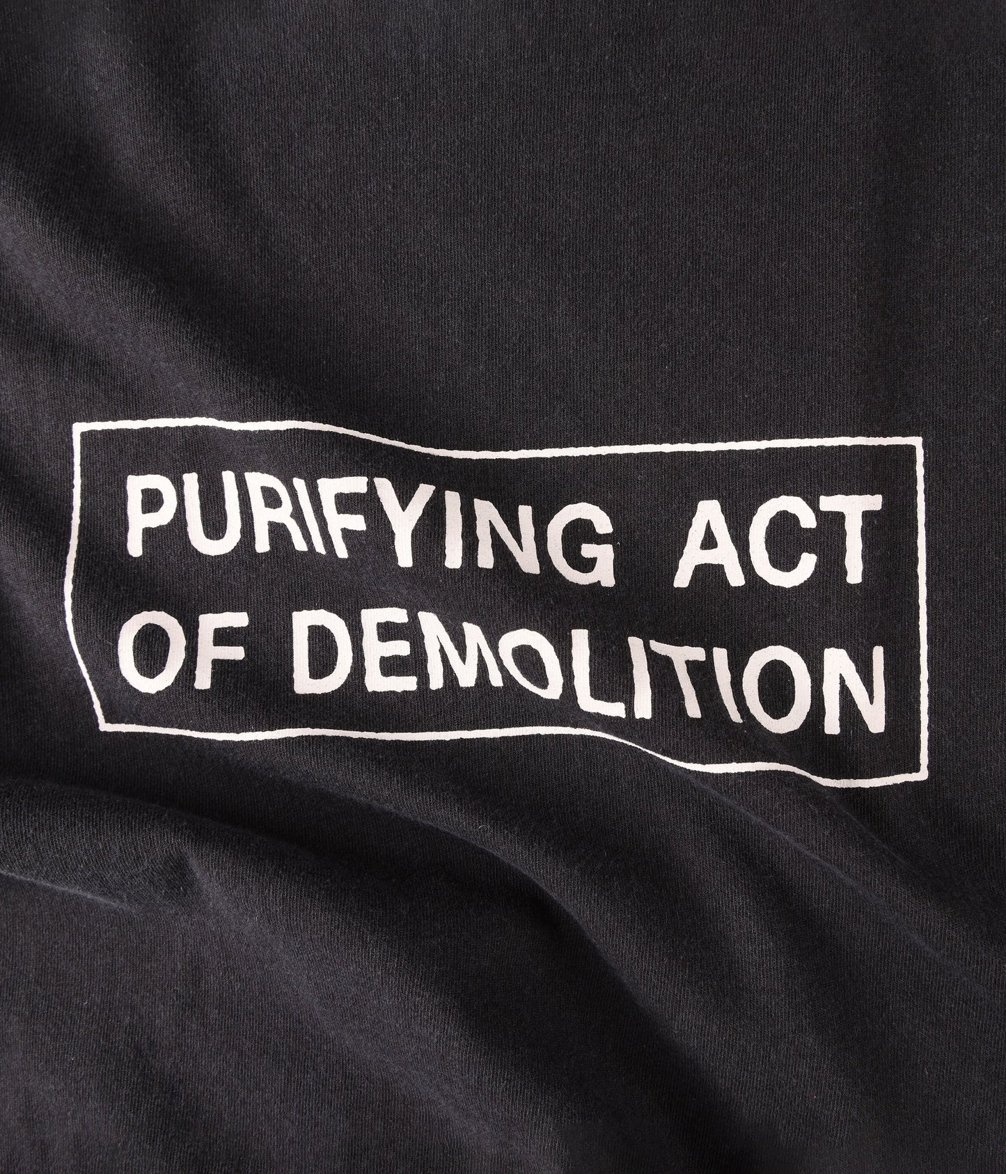 ACTION T-SHIRT // WASHED BLACK