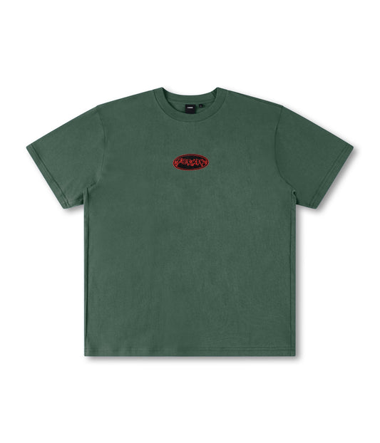FLATLINE T-SHIRT // WASHED GREEN