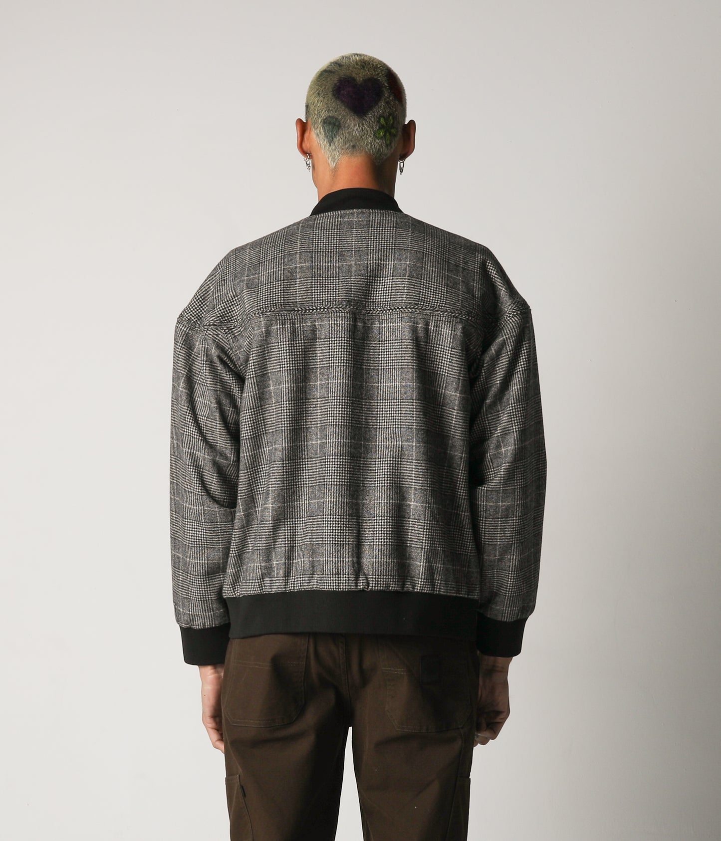 VT BOMBER JACKET // GREY CHECK