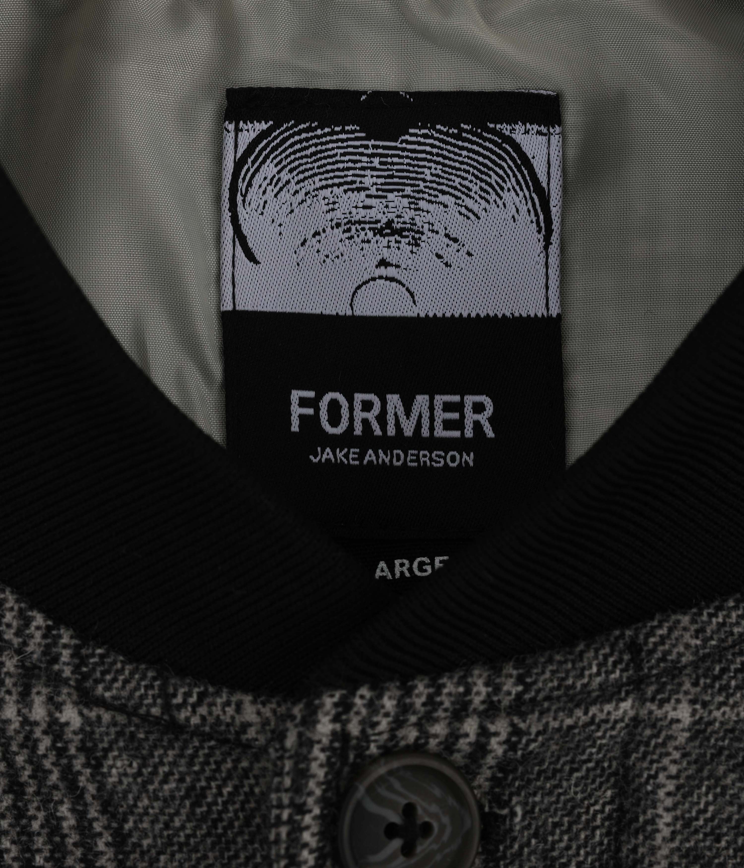 VT BOMBER JACKET // GREY CHECK – FORMER MERCHANDISE