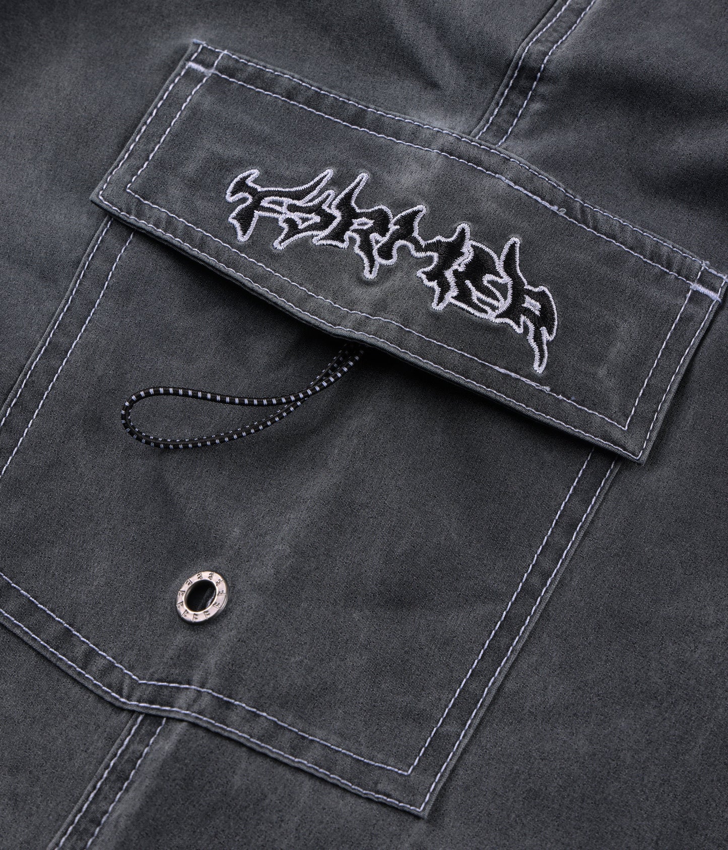 SWANS CARGO 21" SWIM TRUNK // BLACK EMBROID