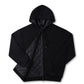 CRUX ZIP-THRU LINED HOOD // BLACK