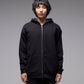 CRUX ZIP-THRU LINED HOOD // BLACK