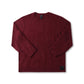 CRUX KNIT CREW // CRIMSON