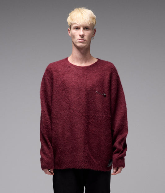 CRUX KNIT CREW // CRIMSON