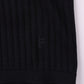 FRANCHISE OPEN COLLAR POLO // BLACK