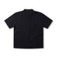 FRANCHISE OPEN COLLAR POLO // BLACK