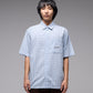 VIVIAN CHECK SS SHIRT // BLUE