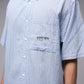 VIVIAN CHECK SS SHIRT // BLUE