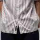 REYNOLDS STRIPE SS SHIRT // CHOC