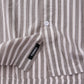 REYNOLDS STRIPE SS SHIRT // CHOC