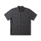 VIVIAN PRAISE CHECK SS SHIRT // BLACK