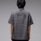 VIVIAN PRAISE CHECK SS SHIRT // BLACK