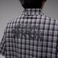 VIVIAN PRAISE CHECK SS SHIRT // BLACK