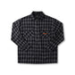 VIVIAN FLANNEL LS SHIRT // BLACK