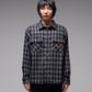 VIVIAN FLANNEL LS SHIRT // BLACK