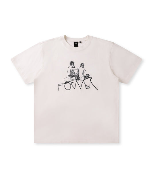 COMBUSTIBLE T-SHIRT // OYSTER