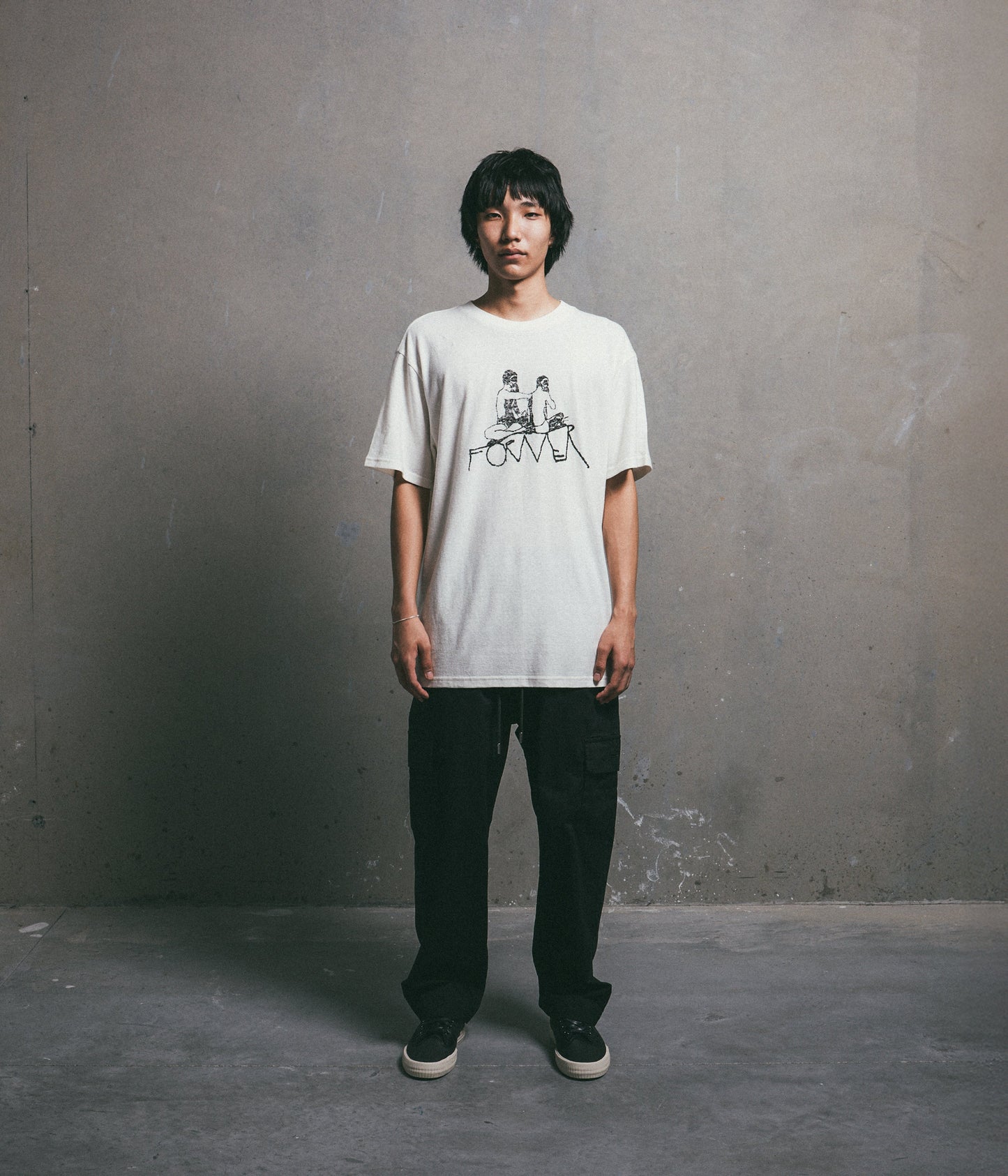 COMBUSTIBLE T-SHIRT // OYSTER