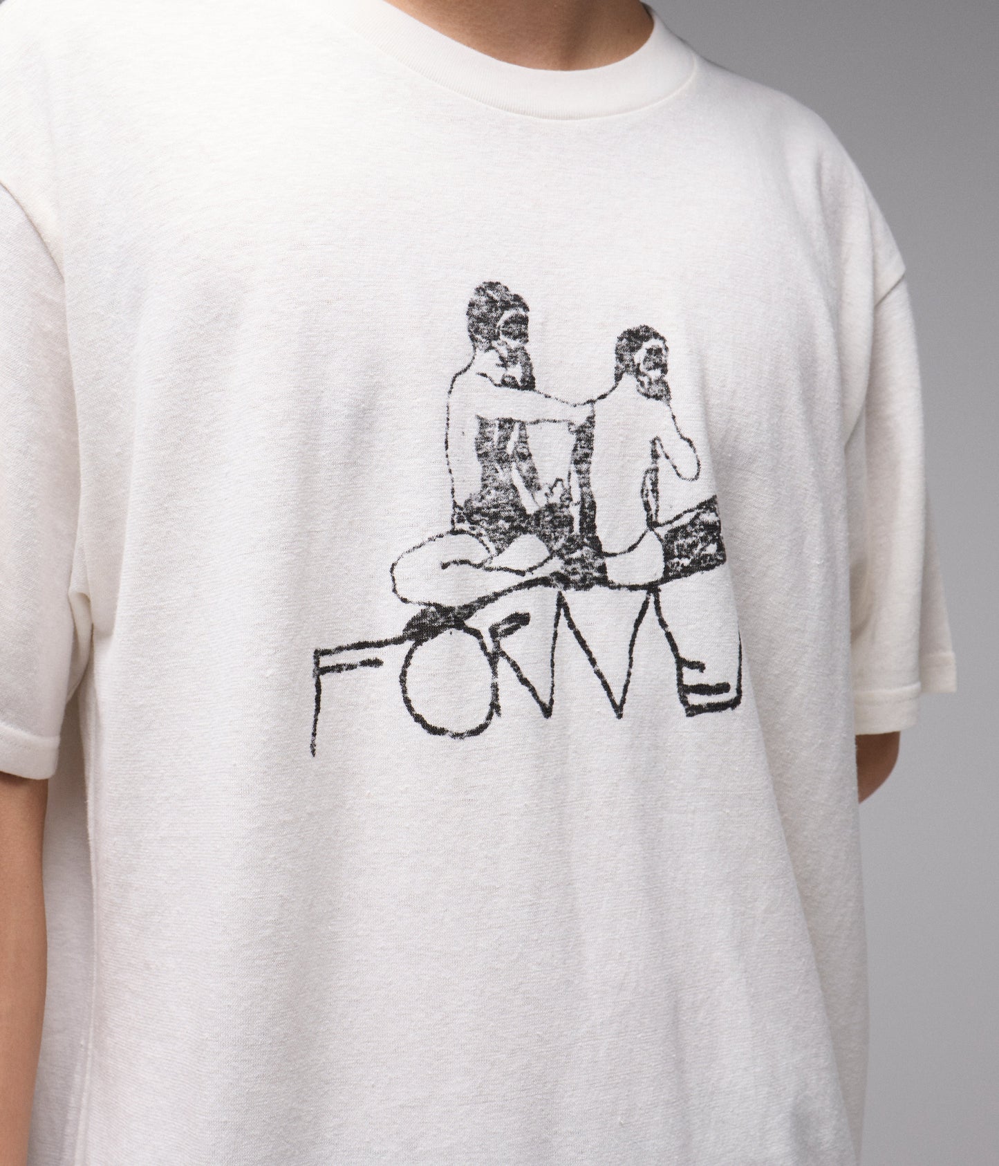 COMBUSTIBLE T-SHIRT // OYSTER