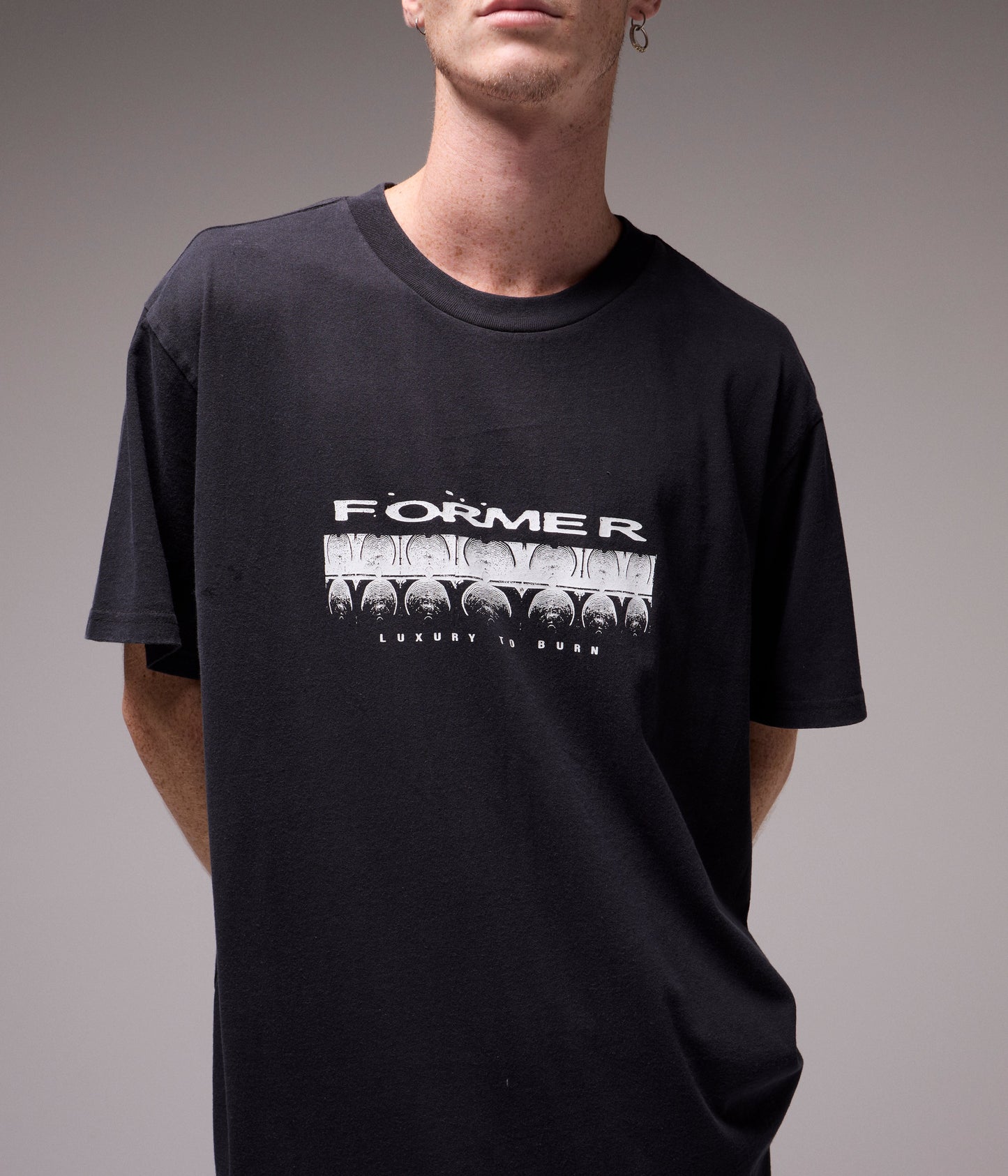 QUAVER T-SHIRT // WASHED BLACK