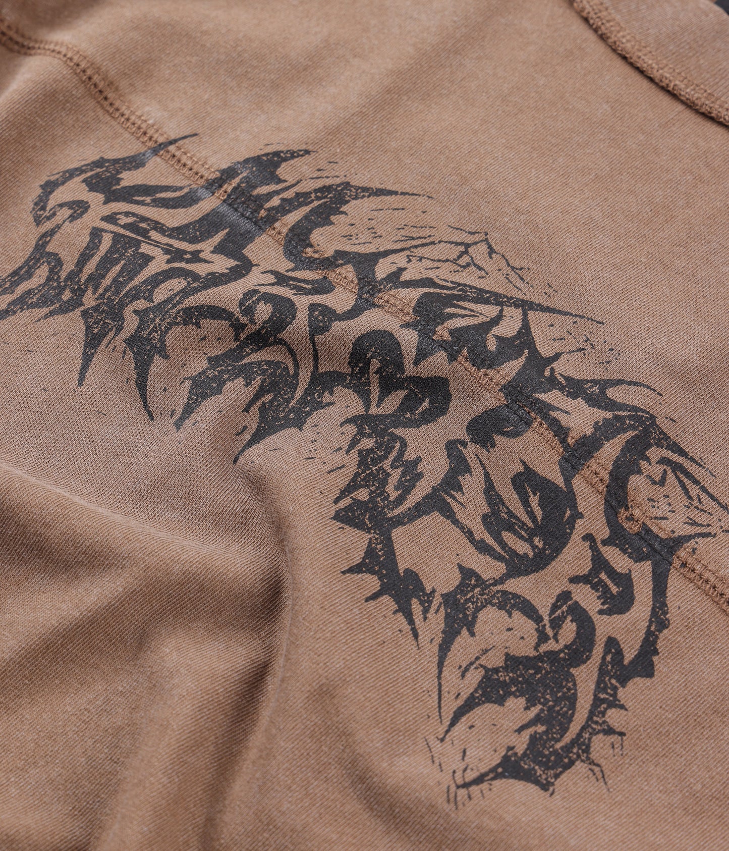 PRAISE T-SHIRT //  WASHED CHOC