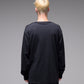 PRAISE LS T-SHIRT // WASHED BLACK