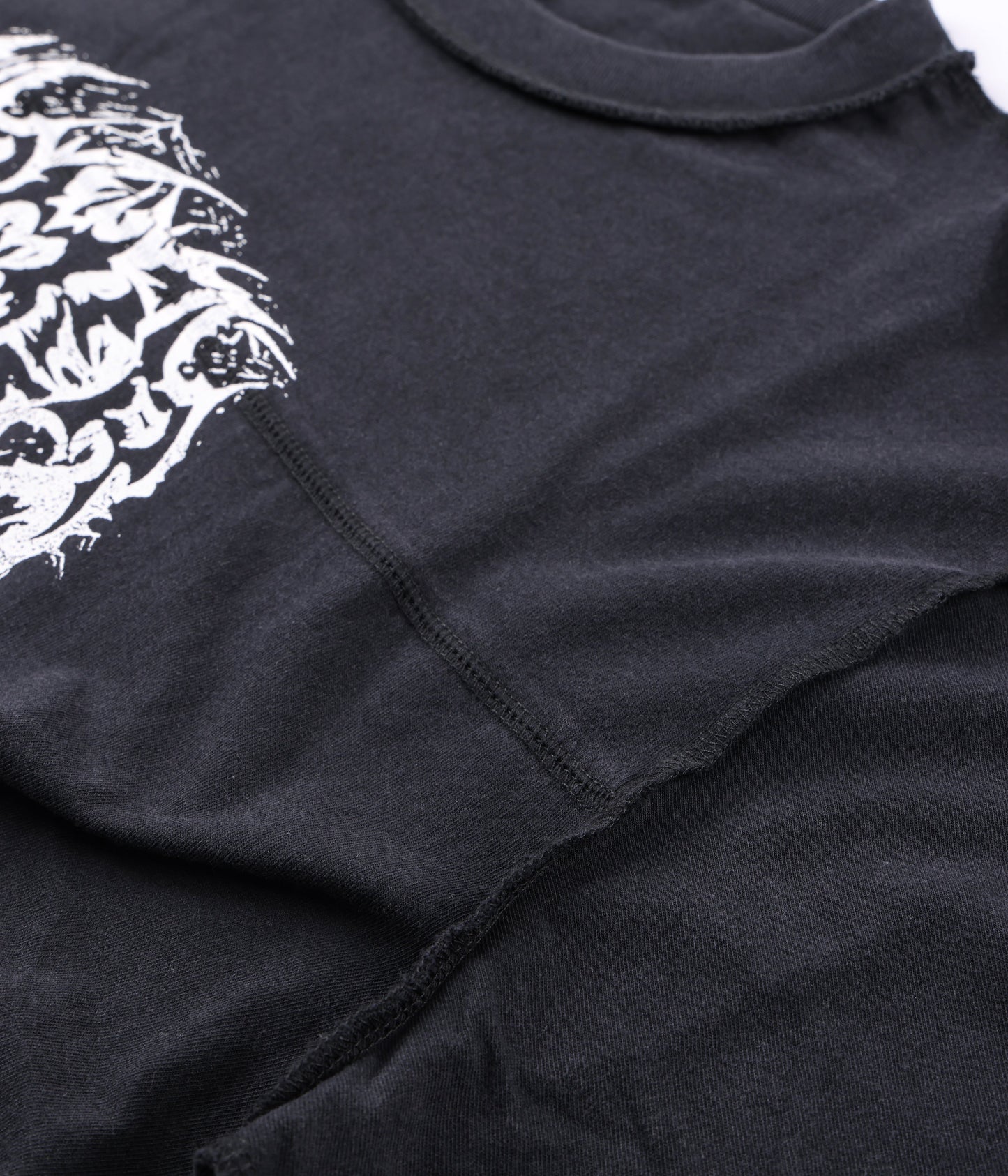 PRAISE LS T-SHIRT // WASHED BLACK