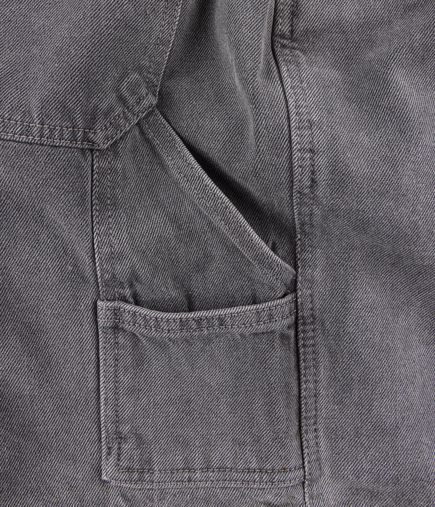 VT DISTEND  DENIM 20.5" CARPENTER SHORT // WASHED GREY