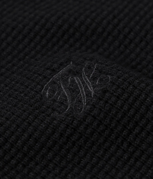 FH WAFFLE KNIT // BLACK