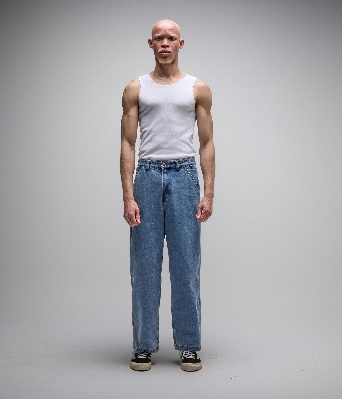 REYNOLDS DENIM PANT // MID BLUE