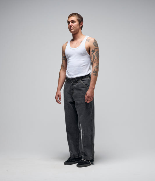 REYNOLDS DENIM PANT // WASHED BLACK