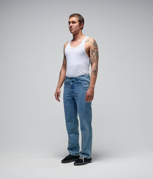 CRUX DENIM PANT // WASHED BLUE