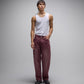 AG DENIM PANT // MAROON
