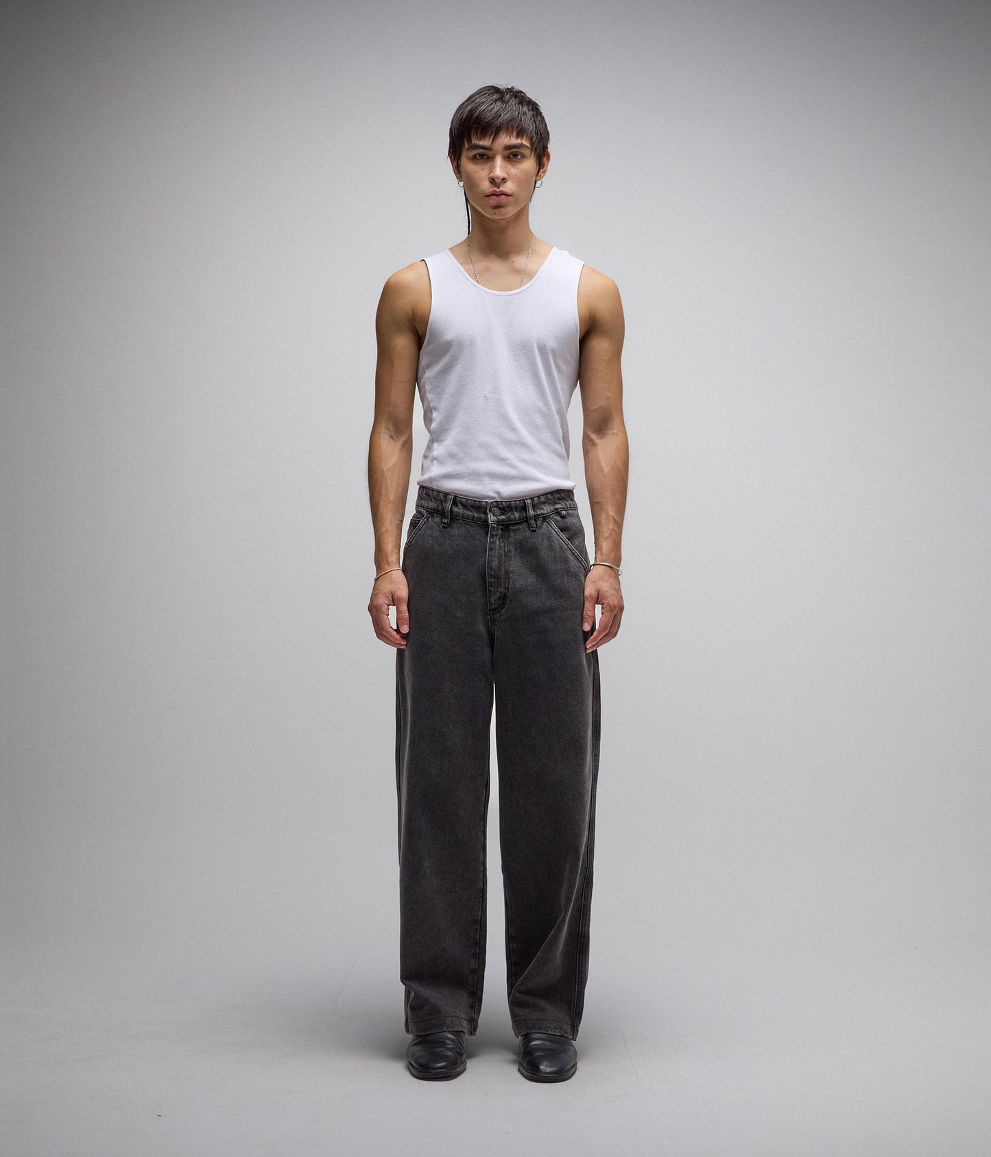 REYNOLDS DENIM PANT // SLACK WASHED BLACK