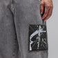 DISTEND DENIM PANT // SACRIFICE WASHED GREY