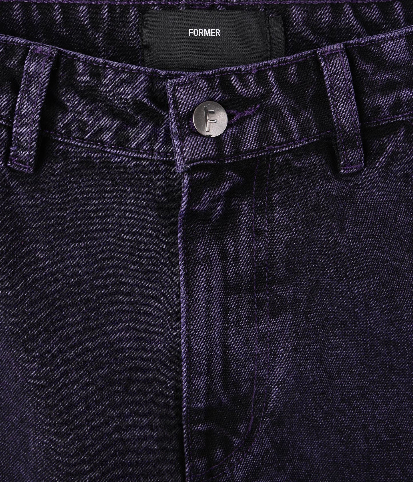 FORMER Distend Denim Pant in Washed Purple - FORMER x RAGE Collection